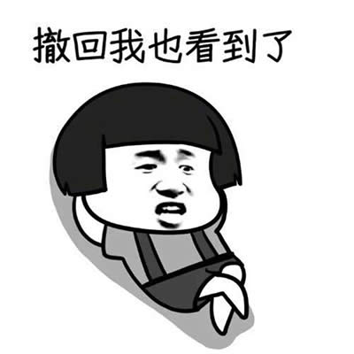 你撤回也沒用我看到了表情包 你撤回也沒用我看到了表情包