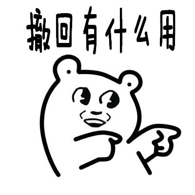 你撤回也沒用我看到了表情包 你撤回也沒用我看到了表情包