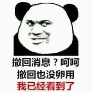 你撤回也沒用我看到了表情包 你撤回也沒用我看到了表情包