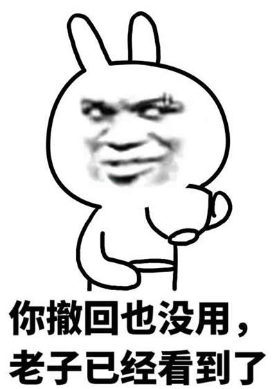 你撤回也沒用我看到了表情包 你撤回也沒用我看到了表情包