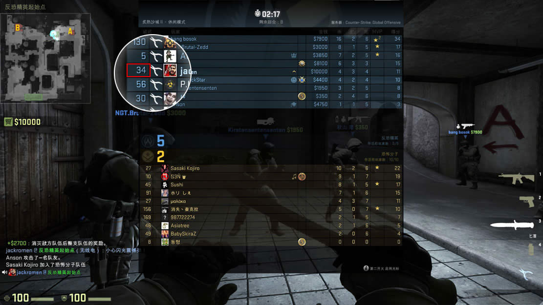 D3ѸξWμCSGOЧͻٺ34ms