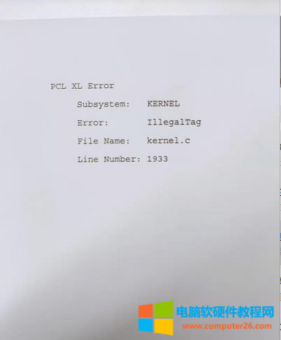 HP403ӡCӡһļ͕һPCL XLErrore