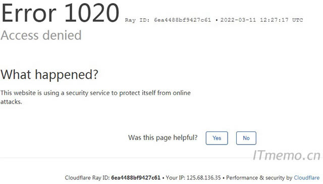 _W(wng)ʾError 1020ԭͽQ