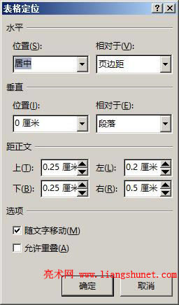 Word2016 表格居中對齊環(huán)繞文字實(shí)例