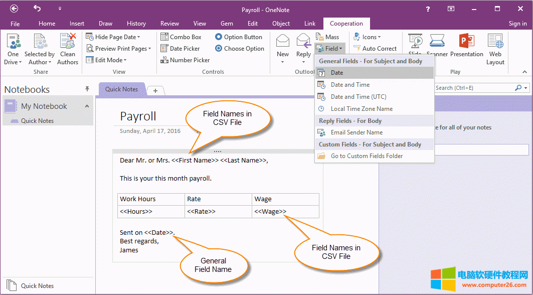  OneNote Є(chung)һ(g)]ģ