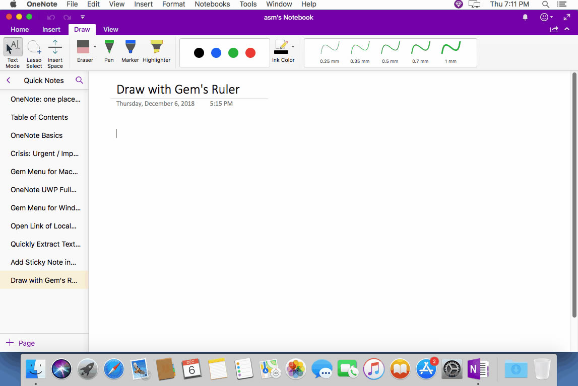 ʹö䌚(bio)߁o OneNote for Mac oޣLD