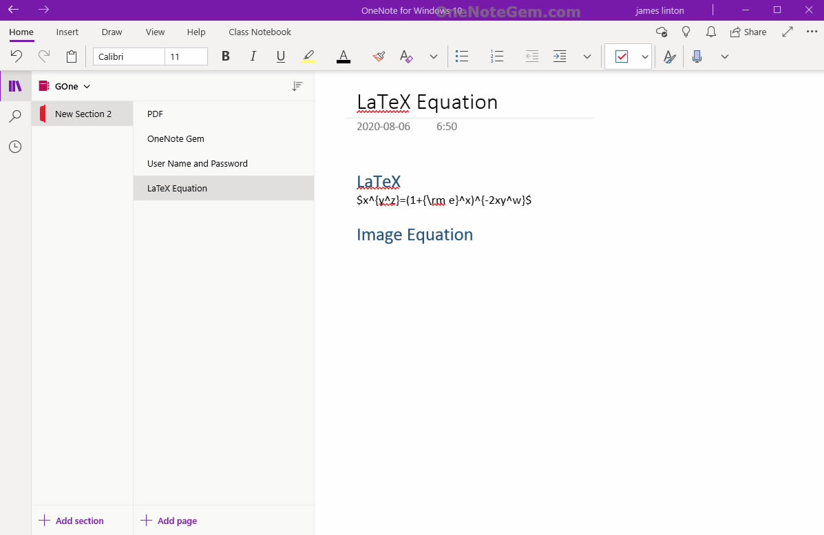 ľWЏ LaTeX _ʽɈDƬʽ OneNote 