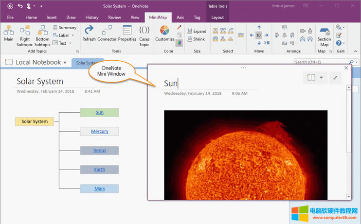 ڲx_˼S(do)Dr£OneNote Сڴ_Mо݋