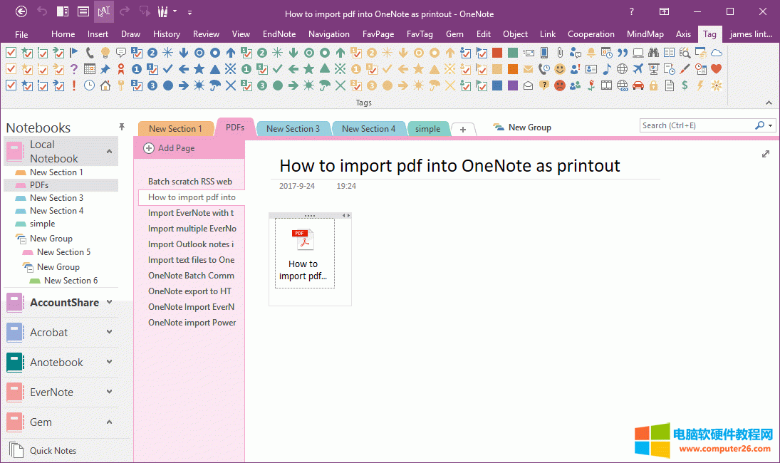 D OneNote 棬_ PDF 