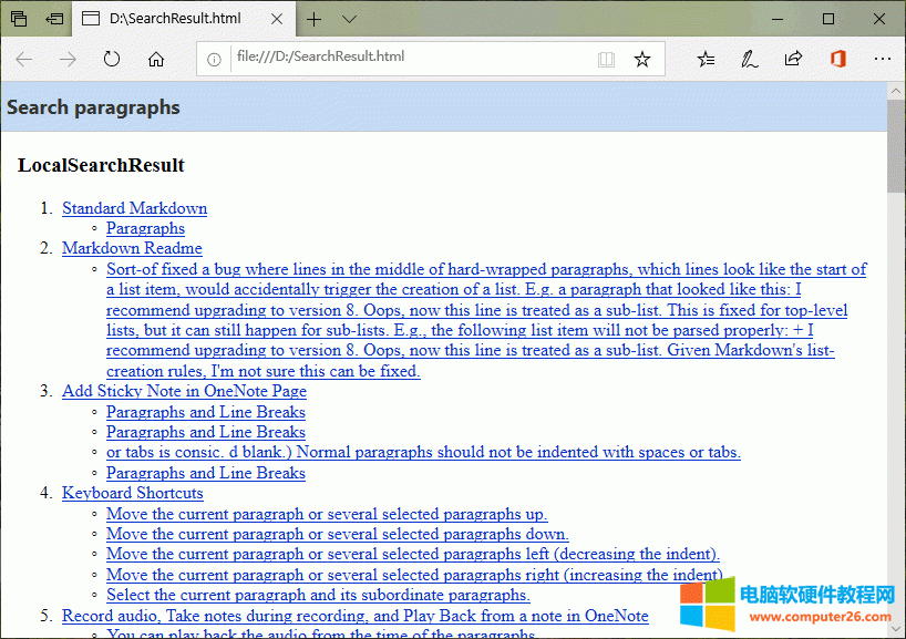 SearchResult ˱ OneNote Y(ji) 
