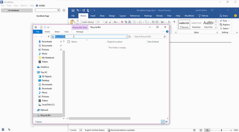 WordNote ʹ Windows ĻվM֏͡