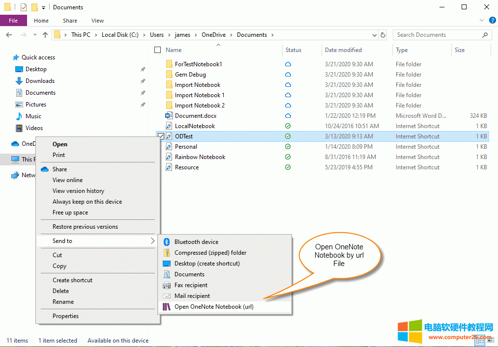 Open OneNote Notebook (url) 打開 OneNote 筆記本 (url)