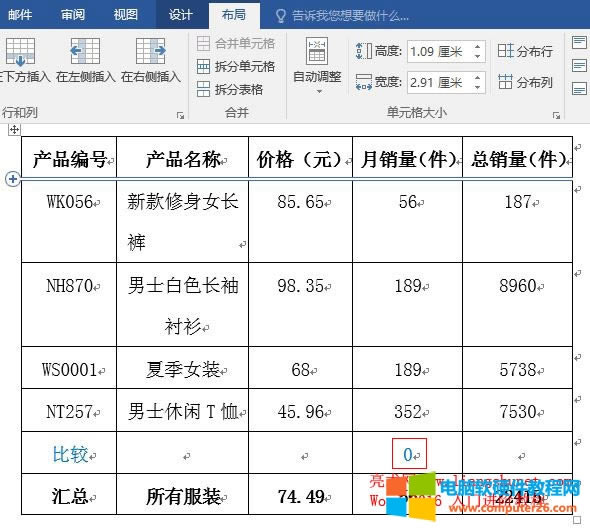 Word2016 IF()函數(shù)應(yīng)用實(shí)例