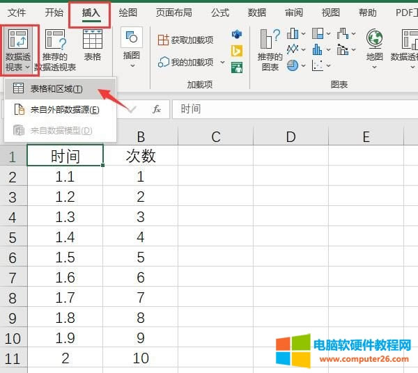 表格和區(qū)域