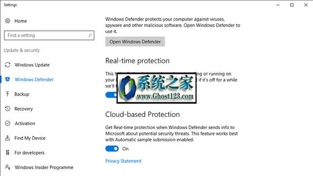 Windows10專(zhuān)業(yè)版下windows Defender打開(kāi)和關(guān)閉
