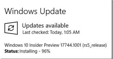 Windows 10 Build 17744lʹTimelinerñޏ