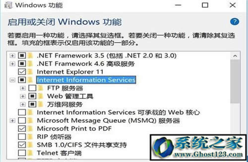 win10iis無法開啟|如何開啟win10專業(yè)版系統(tǒng)iis