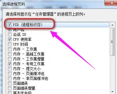 顯示pid 顯示pid