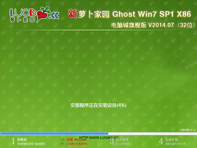 新蘿卜家園GHOST WIN7電腦城旗艦裝機系統(tǒng)下載(2)