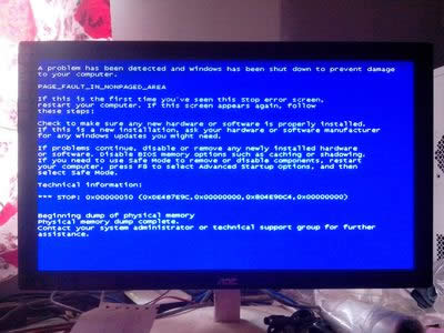 windows7旗艦版下載解決藍屏錯誤代碼0x00000050技巧