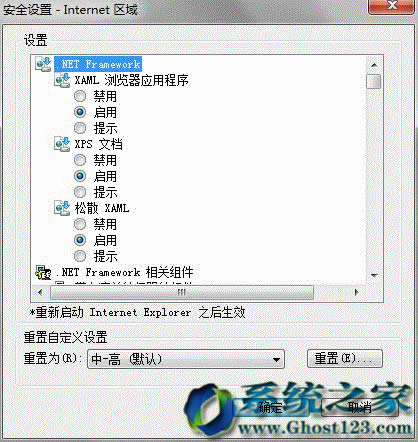 Ghost win7系統(tǒng)不忘設(shè)置IE瀏覽器安全級(jí)別