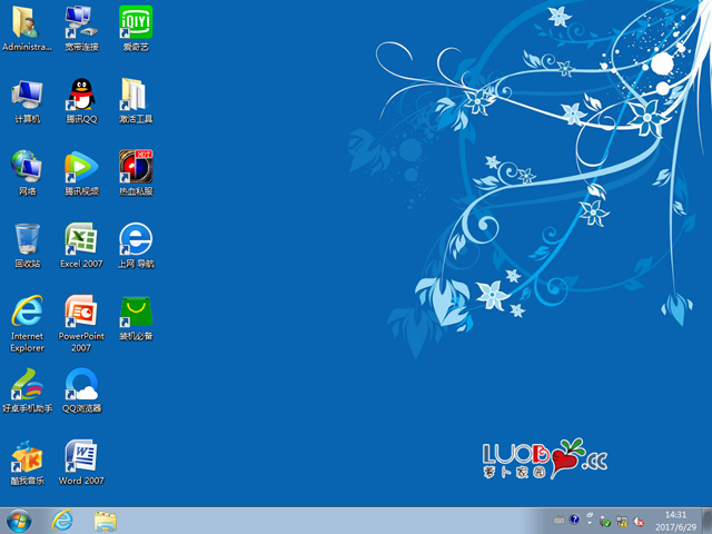 }҈@ GHOST WIN7 SP1 X86 Ş V2017.07 (32λ)