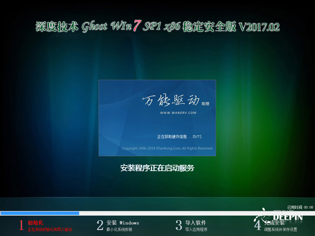 ȼg(sh) GHOST WIN7 SP1 X86 (wn)ȫ V2017.0232λ