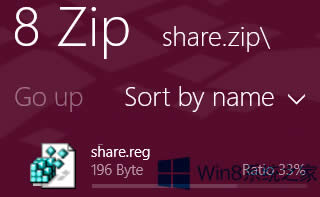 Win8如何使用8 Zip壓縮工具?