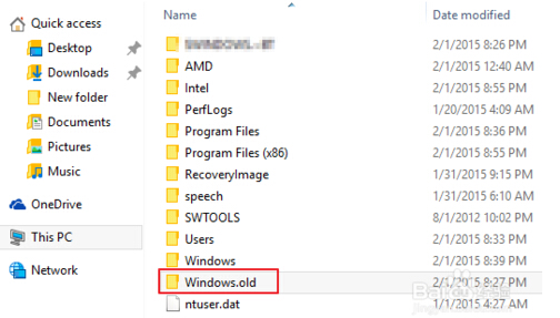 升級Win10系統(tǒng)后怎樣清理舊系統(tǒng)備份Windows.old文件